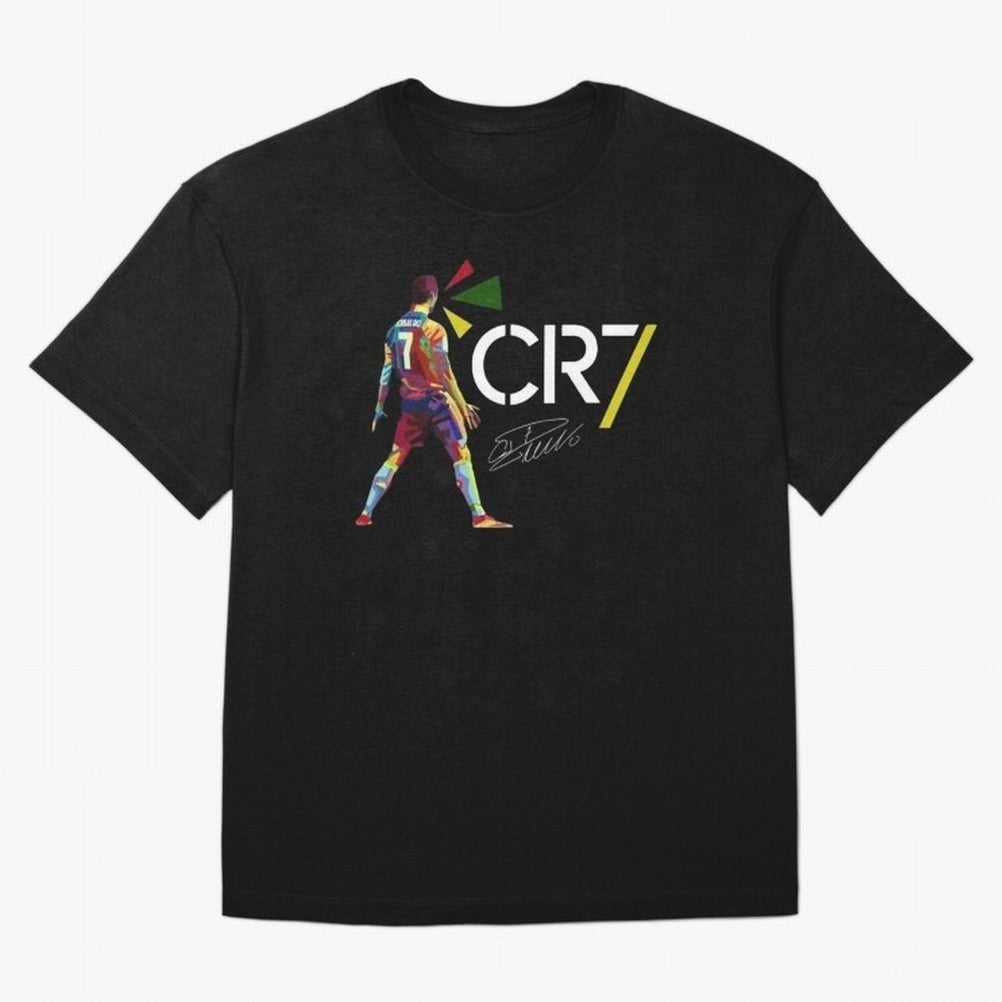 Cr7 Cristiano Ronaldo Signature Oversized T-Shirt Keep Football History Alive during Global Football Passion for FIFA World Cup 2026 Group Stage, Built around Messi, CR7 and Mbappe, Argentina, France and Brazil, Global Supporter Spirit, Legendary