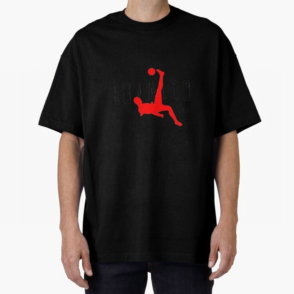 Air Ronaldo Oversized T-Shirt Join Supporters Worldwide for FIFA World Cup 2026 Celebrating Messi, Netherlands Energy, Football History, Final Match Energy, Crowd Noise and Once in a Lifetime Moments; Perfect for Fans, Collectors, Family