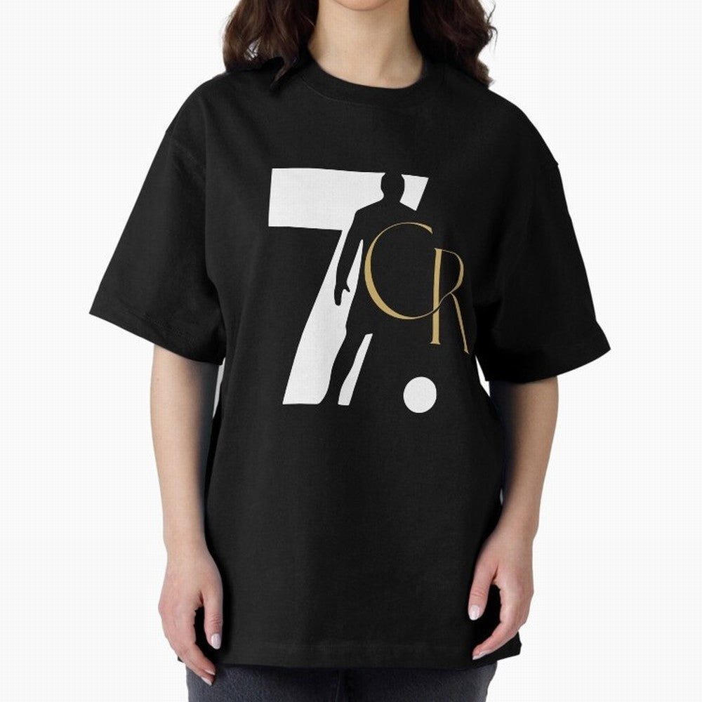 Cristiano Ronaldo Oversized T-Shirt Follow FIFA World Cup 2026 Group Stage for Fans of Mbappe and Argentina, Bringing Stadium Memories, Football Loyalty, International Chants and Championship Tradition; Great for Supporters Who Love Legendary