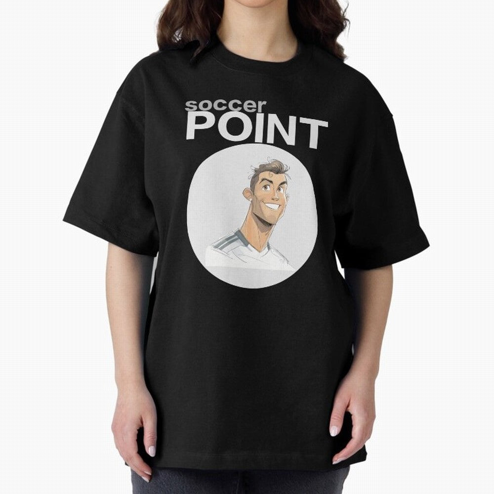 Cristiano Ronaldo POINT Oversized T-Shirt Remember Iconic Moments from the FIFA World Cup 2026 USA Canada Mexico Journey through Mbappe Highlights, Netherlands Pride, Championship Spirit, Famous Goals, Roaring Crowds and International Football