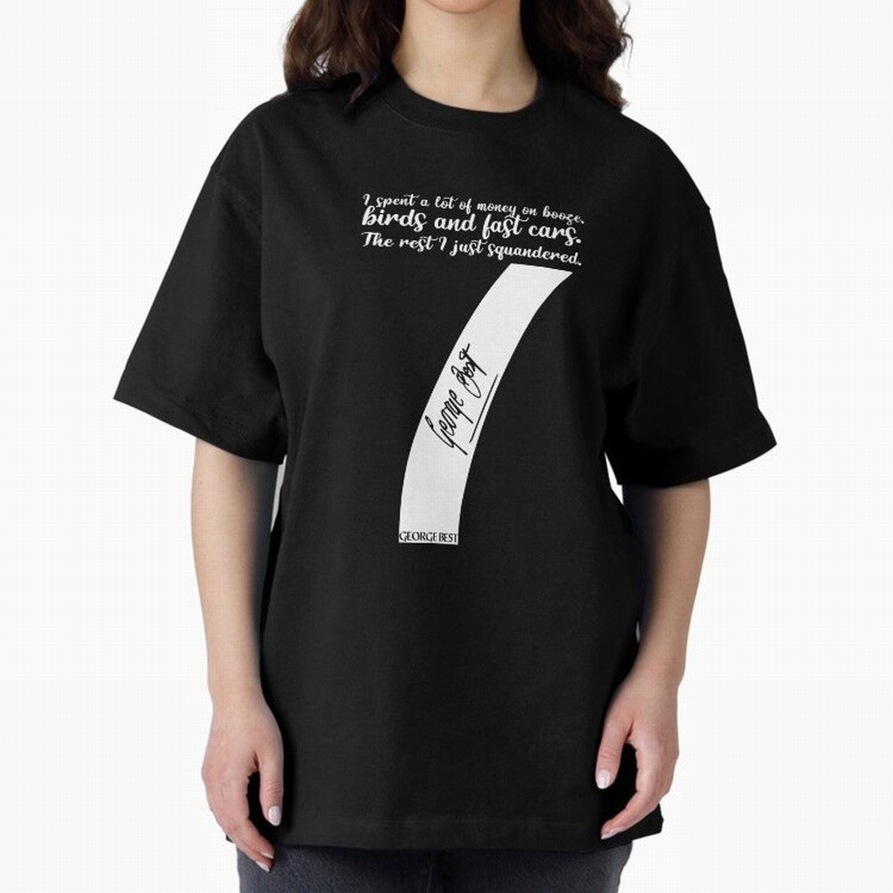 Legend of The Red George Best Number Seven Oversized T-Shirt Upgrade Global Football Passion for FIFA World Cup 2026 USA Canada Mexico, Highlighting Cristiano Ronaldo, Haaland and CR7, England, France and Netherlands, Supporter Pride, Iconic
