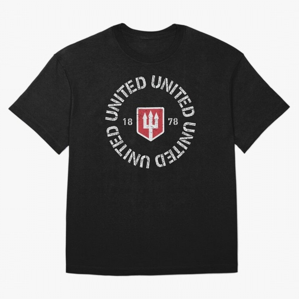 Manchester United Retro Vintage Oversized T-Shirt Show Love for Legendary Goals in FIFA World Cup 2026 for Fans of Mbappe and Portugal, Spain and Germany, Bringing Football History, Final Match Energy, Crowd Noise and Once in a Lifetime Moments;