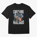 Cristiano Haalando Oversized T-Shirt Enjoy the FIFA World Cup 2026 USA Canada Mexico Journey through Cristiano Ronaldo, Haaland and CR7 Highlights, Brazil Pride, Fan Favorite Moments, National Team Passion, Big Match Drama and Soccer History; Great