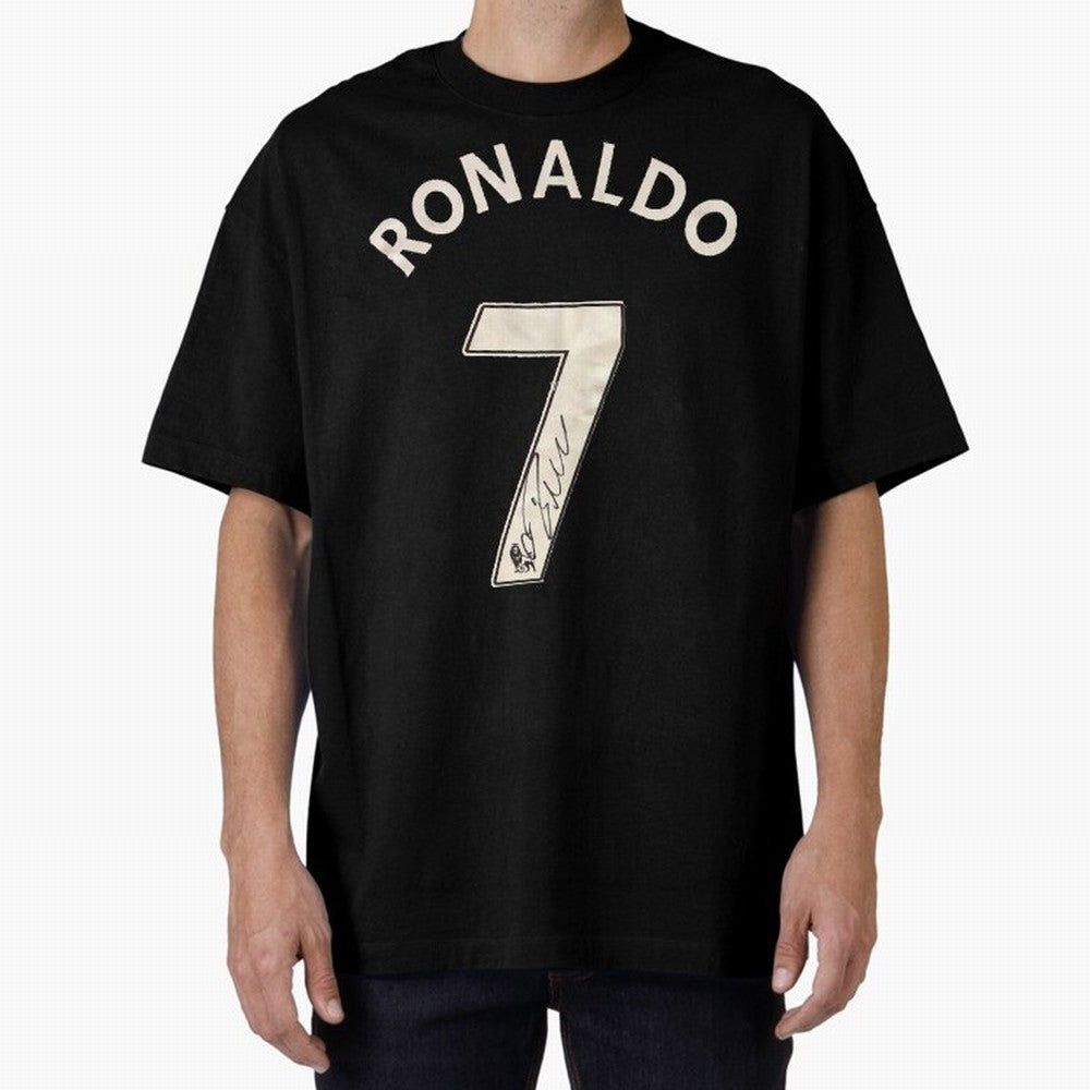 CR7 Uniform with signature Oversized T-Shirt Fuel FIFA World Cup 2026 USA Canada Mexico Centered on CR7, France Energy, Football Passion, Legendary Performances, Festival Vibes and Supporter Community; Ideal for Football Dads, Football Moms,