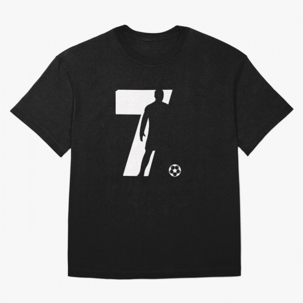 CR 7 Oversized T-Shirt Stand Out with Spirit from Match Day Hype around FIFA World Cup 2026 USA Canada Mexico, Messi, CR7 and Mbappe, Brazil, Sports Nostalgia, International Competition, Famous Players and Unforgettable Victories; Created for Match