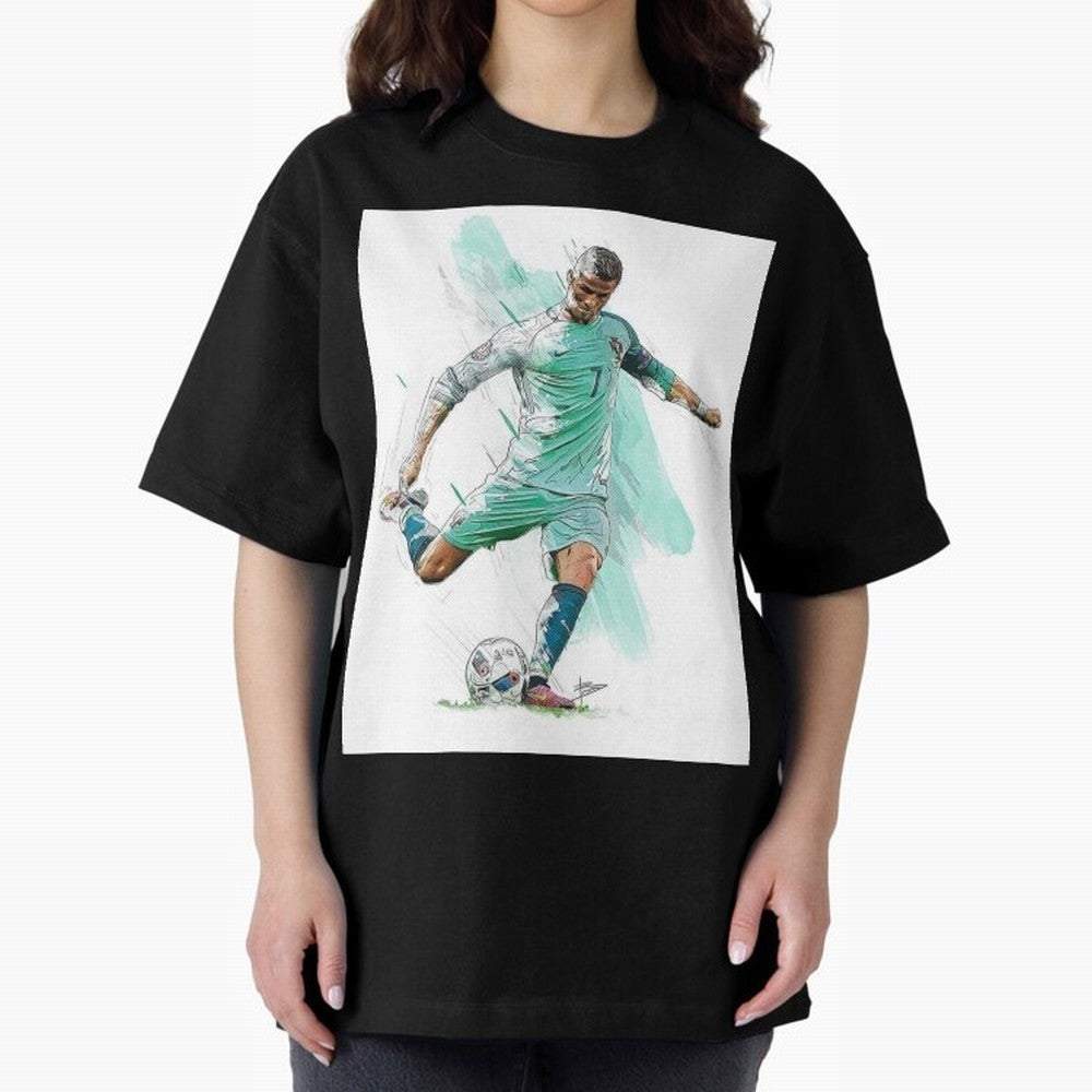 Cristiano ronaldo 7 Oversized T-Shirt Bring Champion Energy into FIFA World Cup 2026 USA Canada Mexico Highlighting Messi, CR7 and Mbappe, Argentina and Brazil Energy, Fan Favorite Moments, National Team Passion, Big Match Drama and Soccer History;