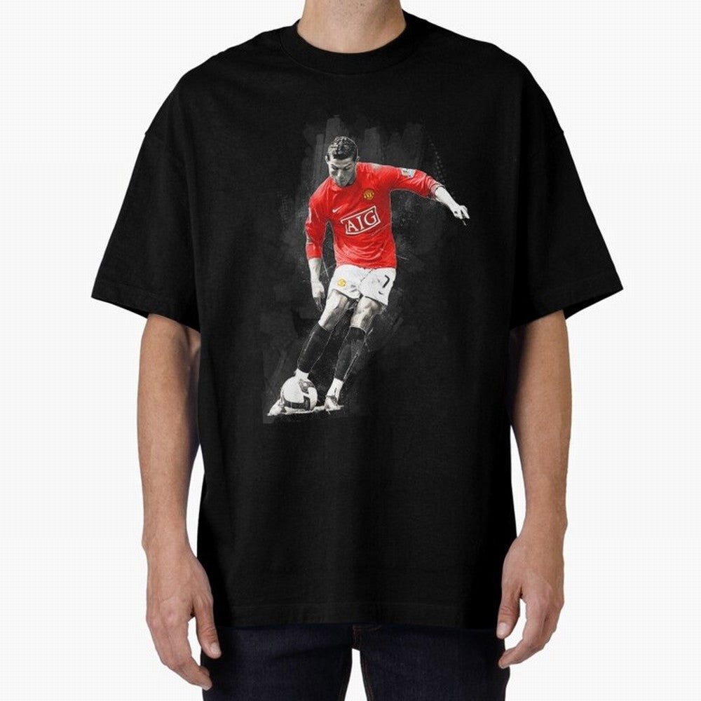 Cristiano Ronaldo Cristiano Ronaldo Oversized T-Shirt Join the Global Buzz around Global Football Passion for FIFA World Cup 2026 USA Canada Mexico, Capturing Neymar, Spain and Netherlands, Football Festival Excitement, Trophy Ambitions, Country
