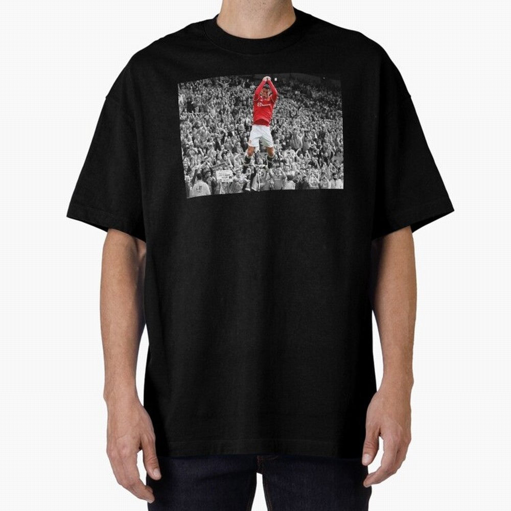CR7 celebration Oversized T-Shirt Experience Global Football Passion for FIFA World Cup 2026 USA Canada Mexico, Made for CR7, Brazil, Portugal and Argentina, Soccer Culture, Superstar Moments, National Team Dreams and Competitive Fire; Perfect for