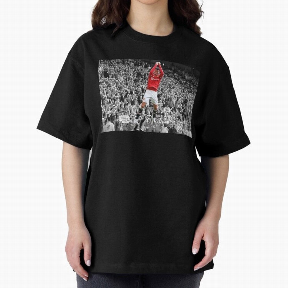 CR7 celebration Oversized T-Shirt Experience Global Football Passion for FIFA World Cup 2026 USA Canada Mexico, Made for CR7, Brazil, Portugal and Argentina, Soccer Culture, Superstar Moments, National Team Dreams and Competitive Fire; Perfect for