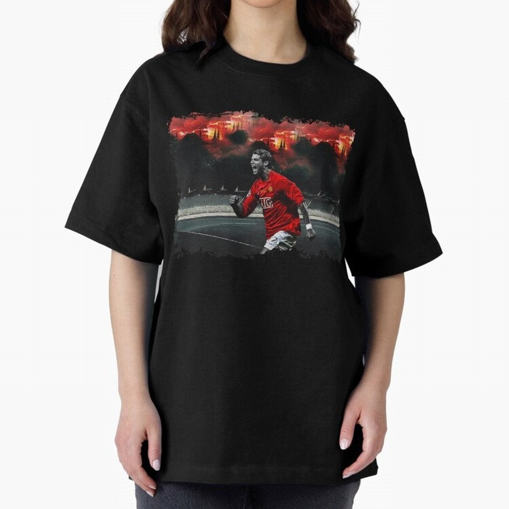 Cristiano Ronaldo Manchester 8K Oversized T-Shirt Bring Supporter Culture to Match Day Hype around FIFA World Cup 2026 Group Stage, CR7, Argentina, Match Day Excitement, Supporter Culture, Golden Goals and Global Football Passion; Perfect for Fans,