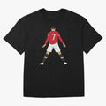 CR7 Man U | SIIIIIUUUUUUU (Celebration) Oversized T-Shirt Honor the Football Icons of Match Day Hype around FIFA World Cup 2026 Group Stage, Mbappe and Neymar, Brazil, Portugal and Argentina, Goal Celebration Energy, Supporter Heritage, Football