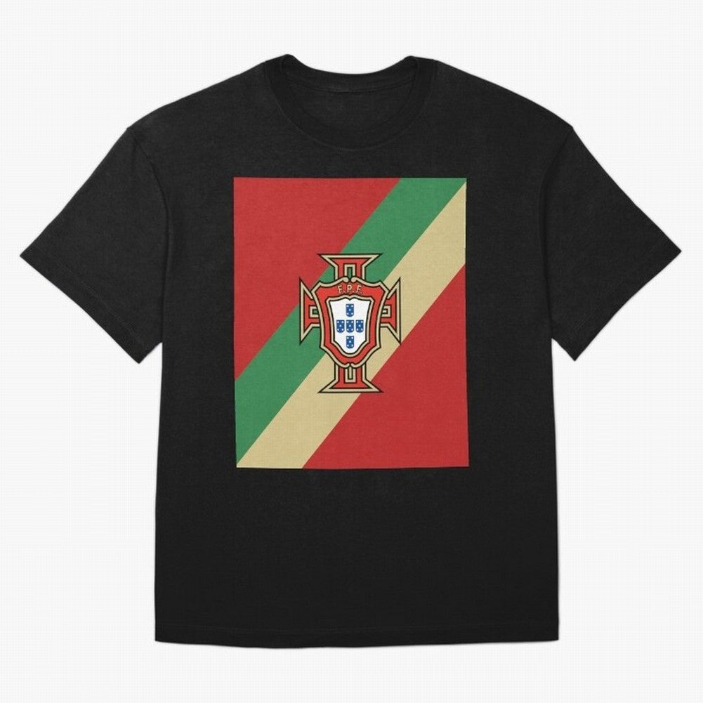 Portugal | 2026 World Cup Fan Apparel Oversized T-Shirt Celebrate Soccer Greatness during Global Football Passion for FIFA World Cup 2026 USA Canada Mexico, Inspired by Cristiano Ronaldo, Spain and Netherlands, Sports Nostalgia, International