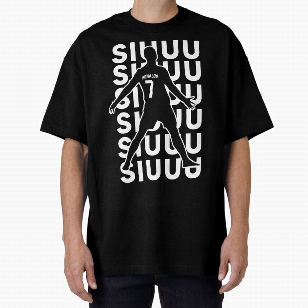 siuuu ronaldo Cristiano CR7 memes MUFC Oversized T-Shirt Back the Journey through FIFA World Cup 2026 USA Canada Mexico Made for Cristiano Ronaldo, Haaland and CR7, France Energy, Classic Soccer Heritage, Championship Pressure, Fan Loyalty and