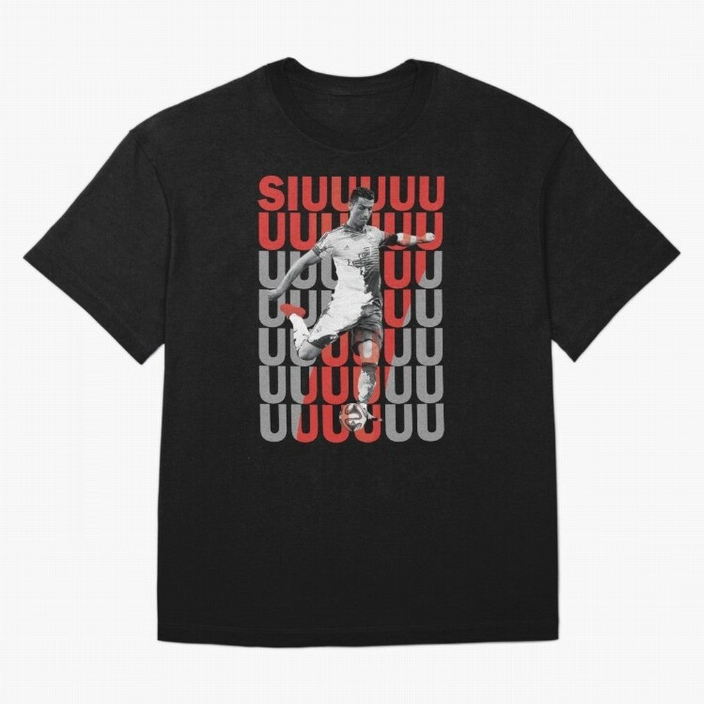 Siuuuuuu Cristiano Ronaldo Oversized T-Shirt Celebrate the Stars of the FIFA World Cup 2026 USA Canada Mexico Journey through Messi, Neymar and Mbappe Highlights, France and Portugal Pride, Classic Soccer Heritage, Championship Pressure, Fan