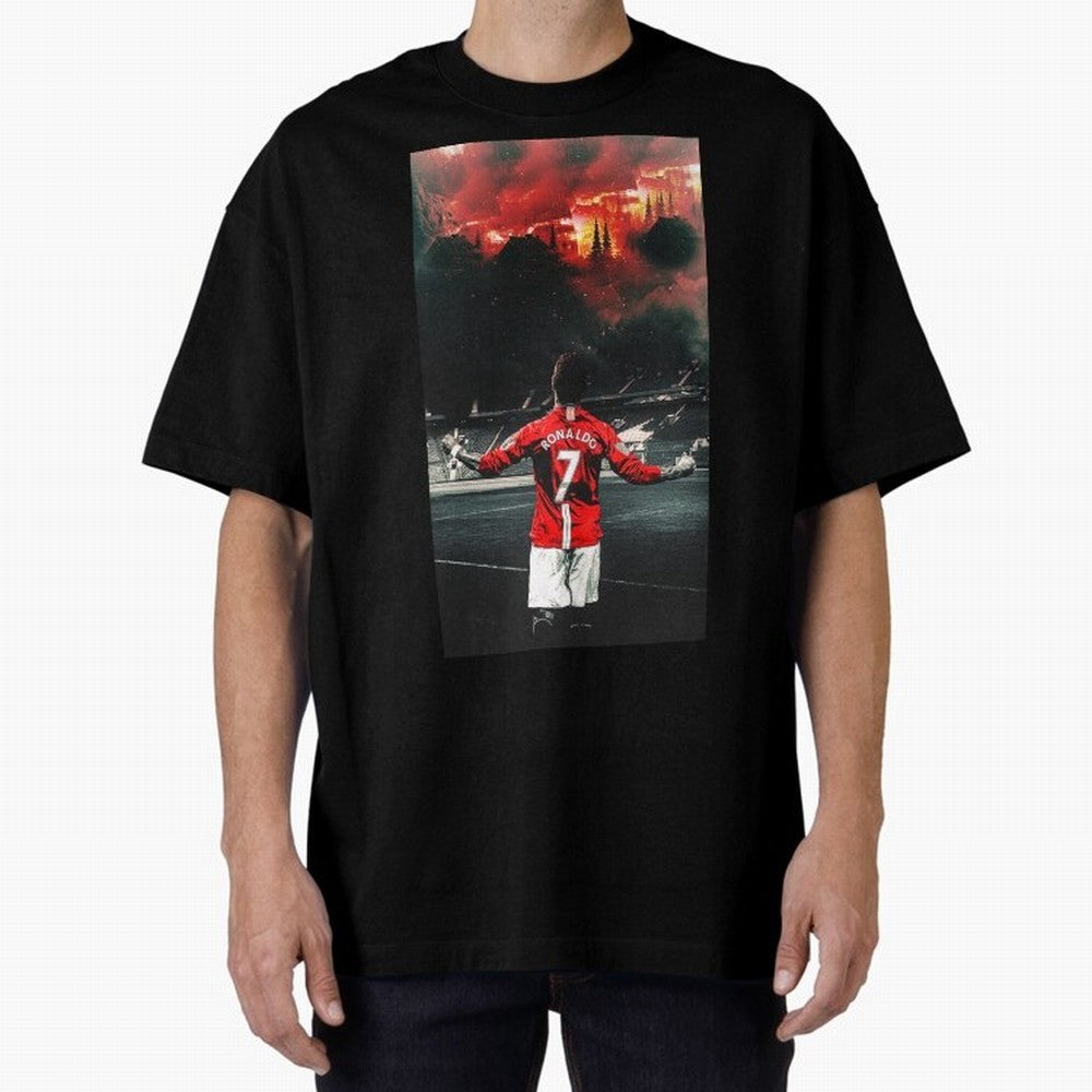 cristiano ronaldo manchester Oversized T-Shirt Join Supporters Worldwide for FIFA World Cup 2026 Group Stage Spirit, Capturing Portugal, Spain and Germany, Messi and Cristiano Ronaldo, Stadium Chants, National Pride, Trophy Dreams and Unforgettable