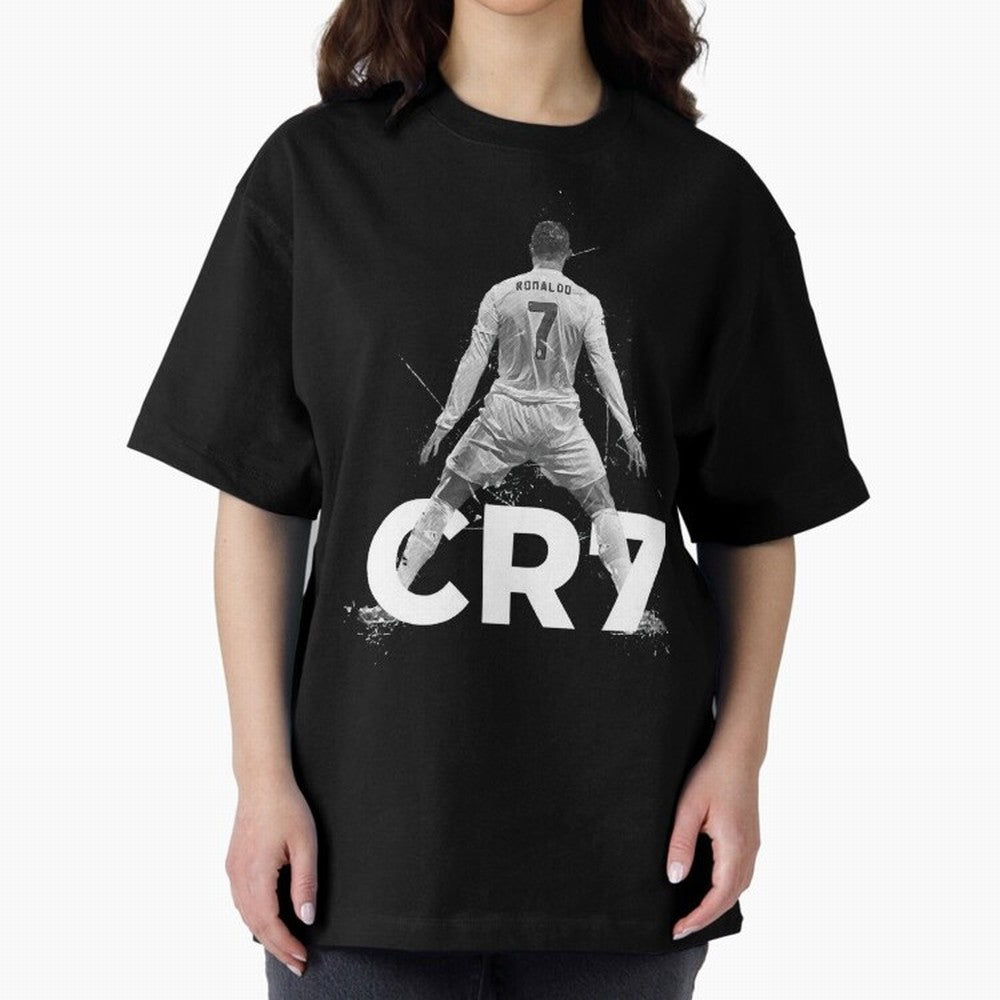 Cristiano Ronaldo Oversized T-Shirt Create FIFA World Cup 2026 Group Stage Driven by Neymar, France Energy, Match Day Excitement, Supporter Culture, Golden Goals and Global Football Passion; Great for Supporters Who Love Legendary Players, National