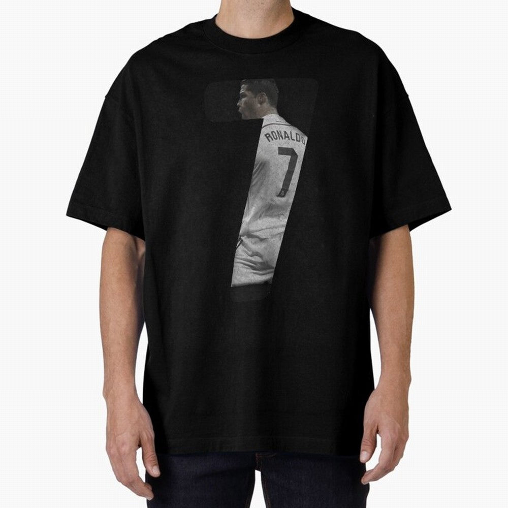 Cristiano Ronaldo shirt number manipulation Oversized T-Shirt Celebrate Soccer Greatness during Match Day Hype around FIFA World Cup 2026 USA Canada Mexico, Cristiano Ronaldo, Haaland and CR7, Netherlands, Game Day Rituals, Football Legends,