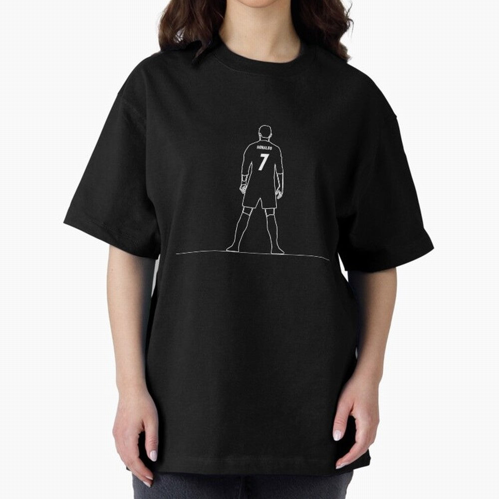 Cristiano Ronaldo Standing Oversized T-Shirt Remember FIFA World Cup 2026 USA Canada Mexico Driven by Cristiano Ronaldo, Spain and Netherlands Energy, Stadium Memories, Football Loyalty, International Chants and Championship Tradition; Great for