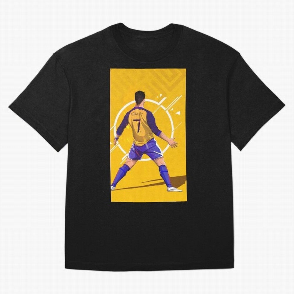 Cristiano Ronaldo Oversized T-Shirt Turn Football Passion into Global Football Passion for FIFA World Cup 2026, Featuring Messi, CR7 and Mbappe, Portugal, Worldwide Fan Energy, Dramatic Goals, Stadium Lights and Championship Celebrations; Ideal for