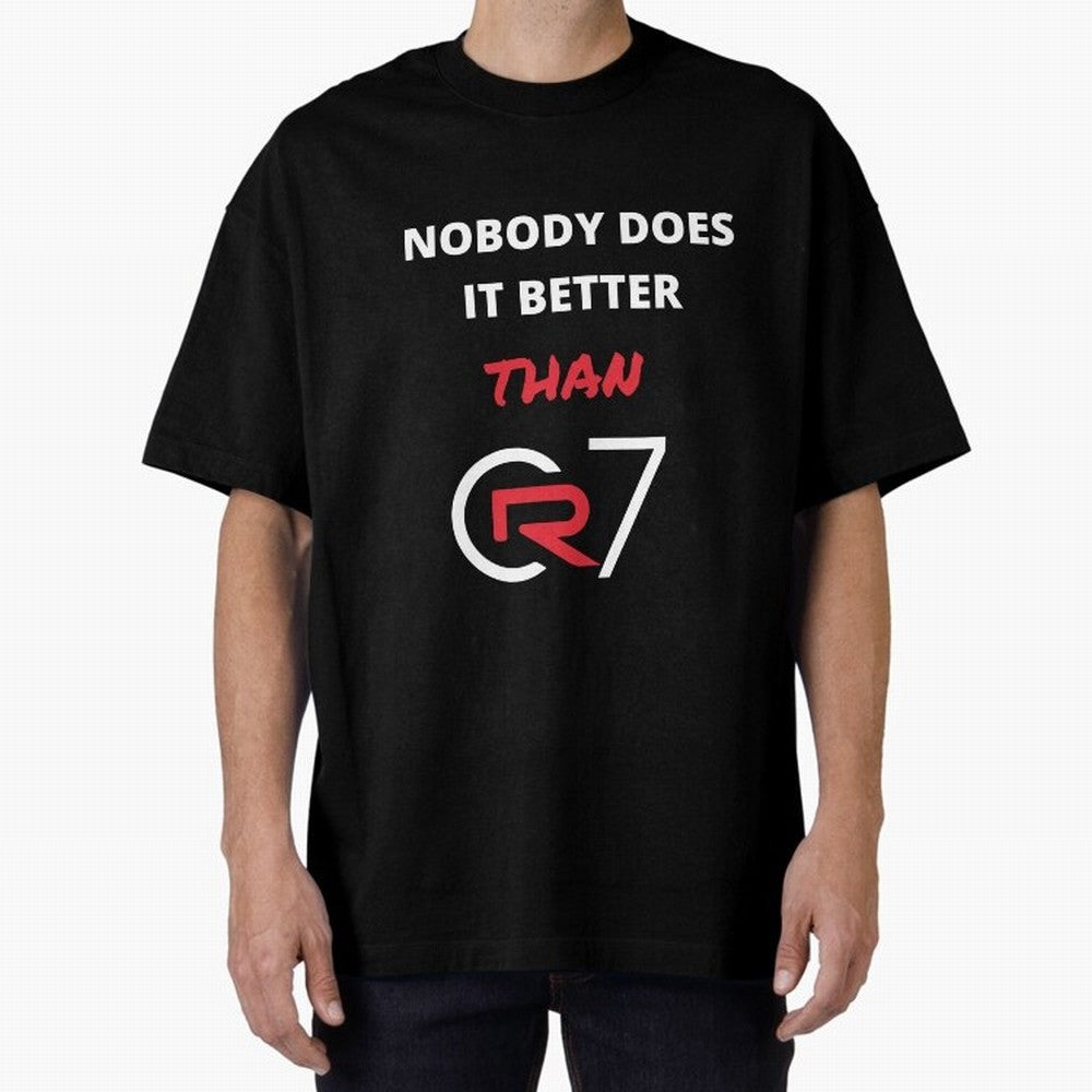 Cristiano Ronaldo T-shirt Oversized T-Shirt Join the Global Buzz around Match Day Hype around FIFA World Cup 2026, Messi and Cristiano Ronaldo, England, France and Netherlands, Retro Football Energy, Iconic Rivalries, Trophy Chase Drama and Stadium