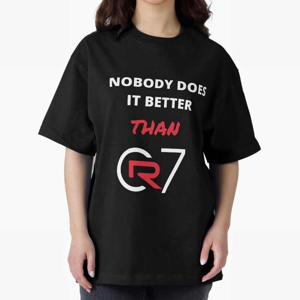 Cristiano Ronaldo T-shirt Oversized T-Shirt Join the Global Buzz around Match Day Hype around FIFA World Cup 2026, Messi and Cristiano Ronaldo, England, France and Netherlands, Retro Football Energy, Iconic Rivalries, Trophy Chase Drama and Stadium