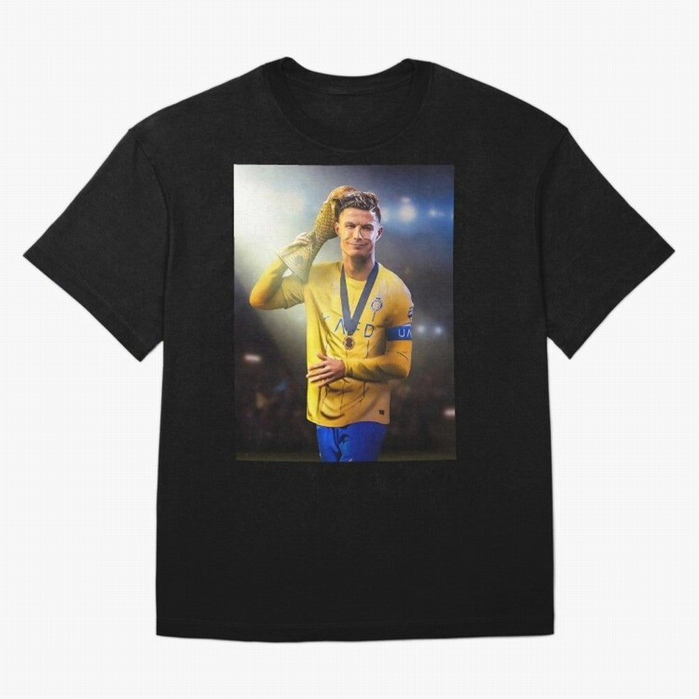 Cristiano Ronaldo Oversized T-Shirt Bring Home the FIFA World Cup 2026 Journey through Mbappe Highlights, Germany Pride, Retro Football Energy, Iconic Rivalries, Trophy Chase Drama and Stadium Atmosphere; Perfect for Fans, Collectors, Family