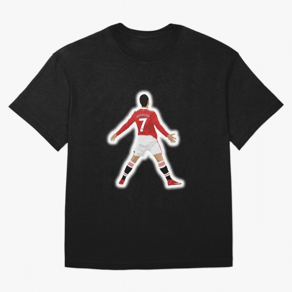 Art Cristiano Ronaldo Oversized T-Shirt Share the Excitement of FIFA World Cup 2026 Group Stage Spirit, Made for Spain, Neymar, Haaland and Cristiano Ronaldo, Vintage Soccer Flavor, Modern Football Stars, National Flags and Final Night Emotion;