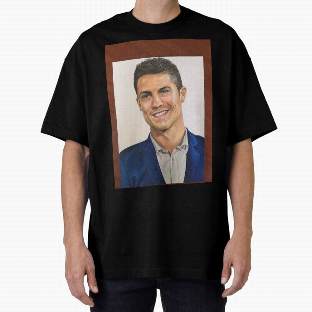 cristiano ronaldo Oversized T-Shirt Bring World Football Passion into FIFA World Cup 2026 for Fans of CR7 and Messi and Portugal, Bringing Goal Celebration Energy, Supporter Heritage, Football Icons and Worldwide Tournament Joy; Made for Die Hard