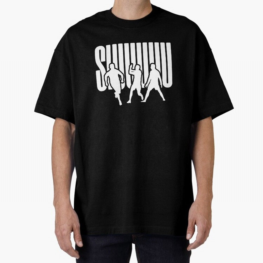 Siuuu Cristiano ronaldo suiii Oversized T-Shirt Build Global Football Passion for FIFA World Cup 2026 USA Canada Mexico, Inspired by Haaland and Mbappe, France and Portugal, Football Festival Excitement, Trophy Ambitions, Country Rivalries and Star