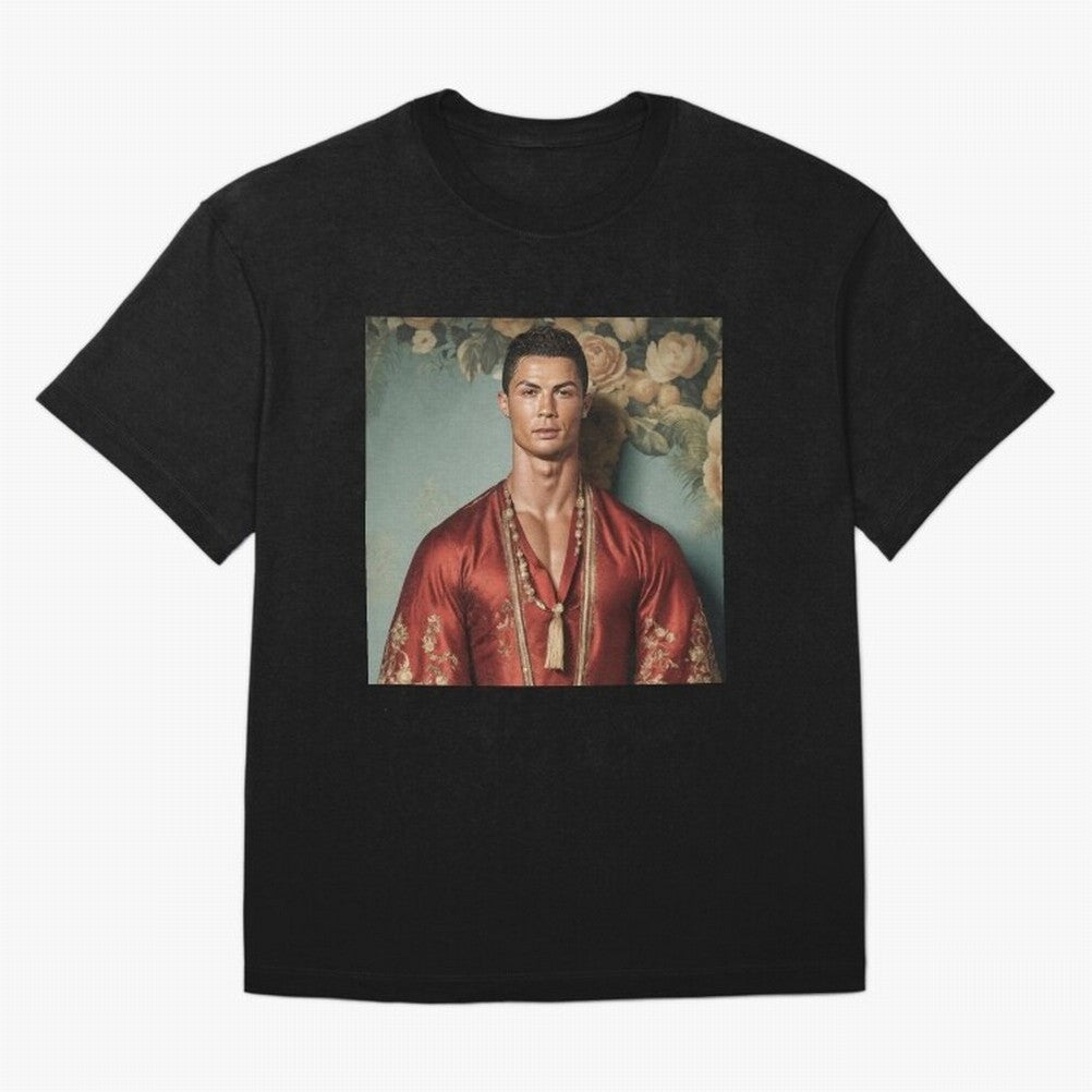 Cristiano Ronaldo Oversized T-Shirt Honor the Football Icons of the FIFA World Cup 2026 Group Stage Journey through Messi and Cristiano Ronaldo Highlights, Spain Pride, Championship Spirit, Famous Goals, Roaring Crowds and International Football