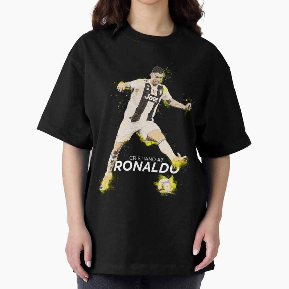 Cristiano Ronaldo Cristiano Ronaldo Oversized T-Shirt Represent Fans Who Live for Match Day Hype around FIFA World Cup 2026, Neymar, Portugal, Spain and Germany, Football Passion, Legendary Performances, Festival Vibes and Supporter Community;