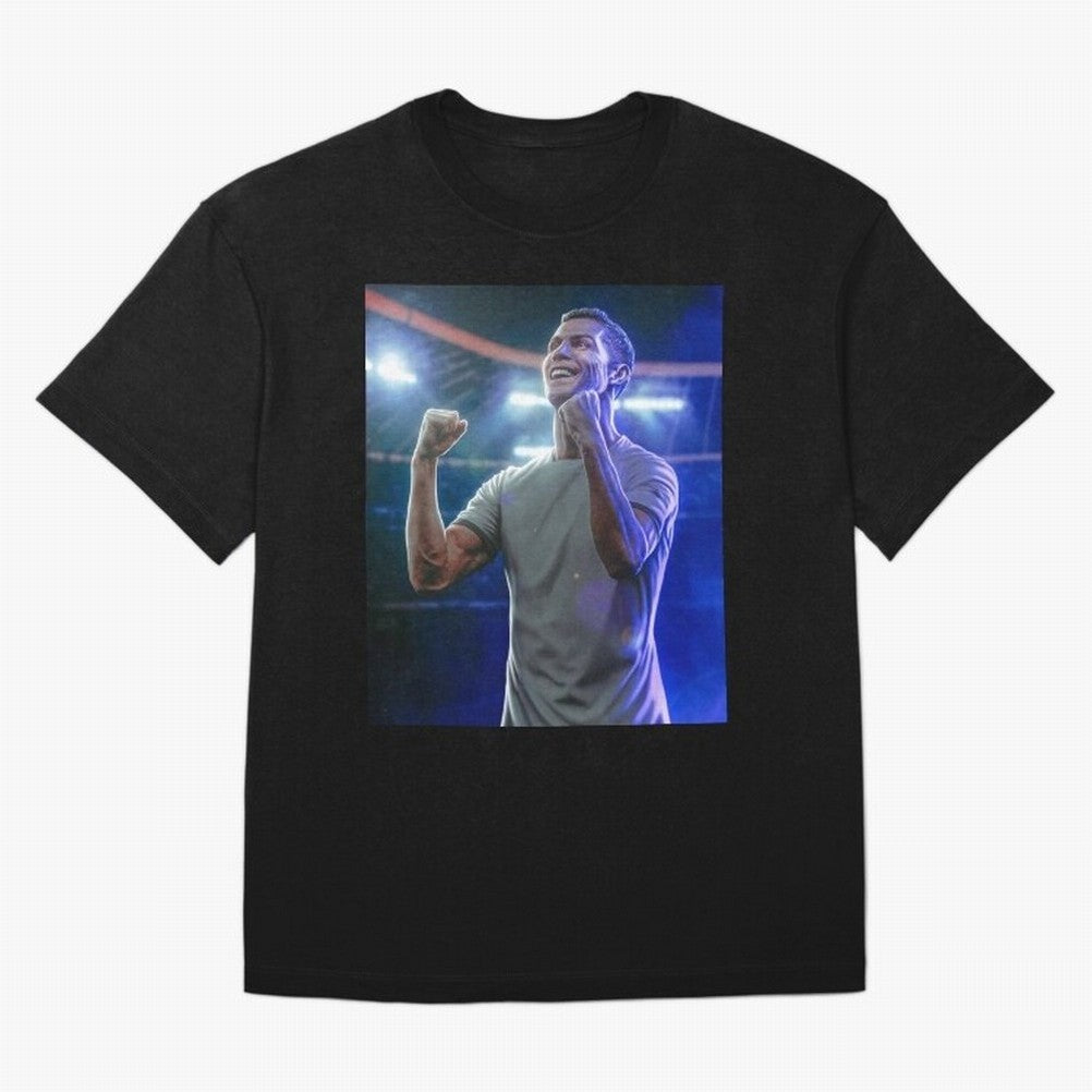 Cristiano Ronaldo Oversized T-Shirt Celebrate the Biggest Stage of Match Day Hype around FIFA World Cup 2026 USA Canada Mexico, CR7 and Messi, Argentina, France and Brazil, Worldwide Fan Energy, Dramatic Goals, Stadium Lights and Championship