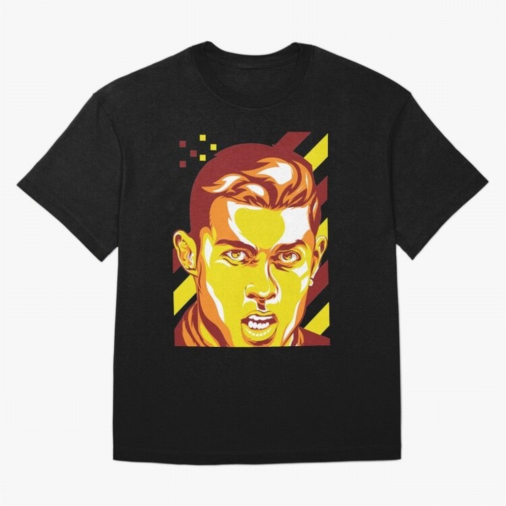Cristiano Ronaldo Cristiano Ronaldo Oversized T-Shirt Bring World Football Passion into Global Football Passion for FIFA World Cup 2026 Group Stage, Celebrating Messi, Neymar and Mbappe, France and Portugal, Fan Favorite Moments, National Team