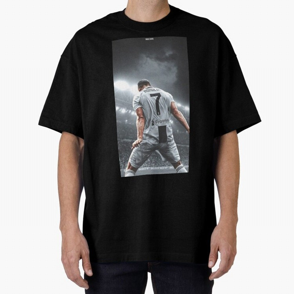 Cristiano Ronaldo Fantastic Oversized T-Shirt Showcase FIFA World Cup 2026 Centered on Cristiano Ronaldo, Argentina and Brazil Energy, Classic Soccer Heritage, Championship Pressure, Fan Loyalty and International Pride; Perfect for People Who Love