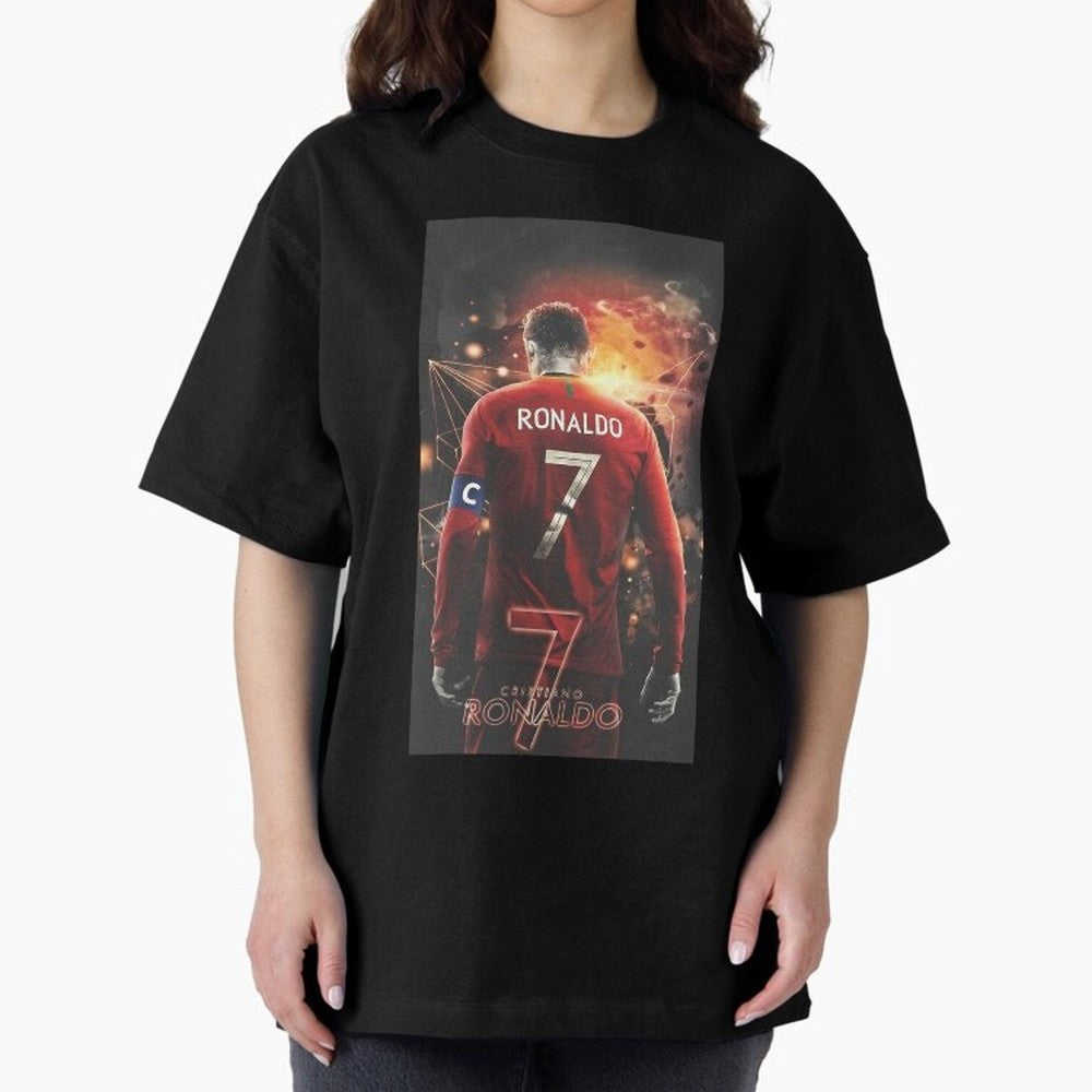 At Back Oversized T-Shirt Show Love for Legendary Goals in FIFA World Cup 2026 Group Stage Spirit, Highlighting Argentina and Brazil, Neymar, Classic Soccer Heritage, Championship Pressure, Fan Loyalty and International Pride; Perfect for