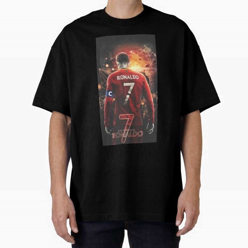 At Back Oversized T-Shirt Show Love for Legendary Goals in FIFA World Cup 2026 Group Stage Spirit, Highlighting Argentina and Brazil, Neymar, Classic Soccer Heritage, Championship Pressure, Fan Loyalty and International Pride; Perfect for