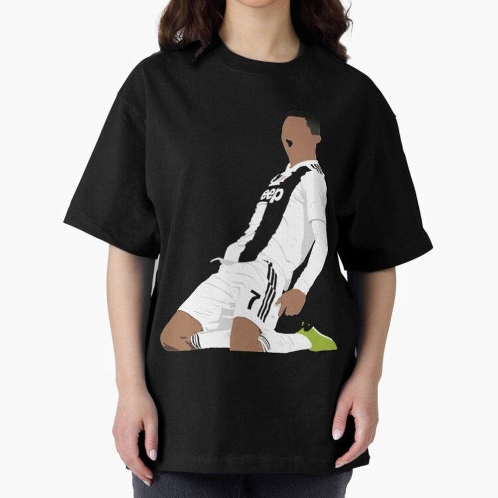 Cristiano Ronaldo Cristiano Ronaldo Oversized T-Shirt Share FIFA World Cup 2026 USA Canada Mexico for Fans of CR7 and Argentina, France and Brazil, Bringing Football Festival Excitement, Trophy Ambitions, Country Rivalries and Star Player Buzz;