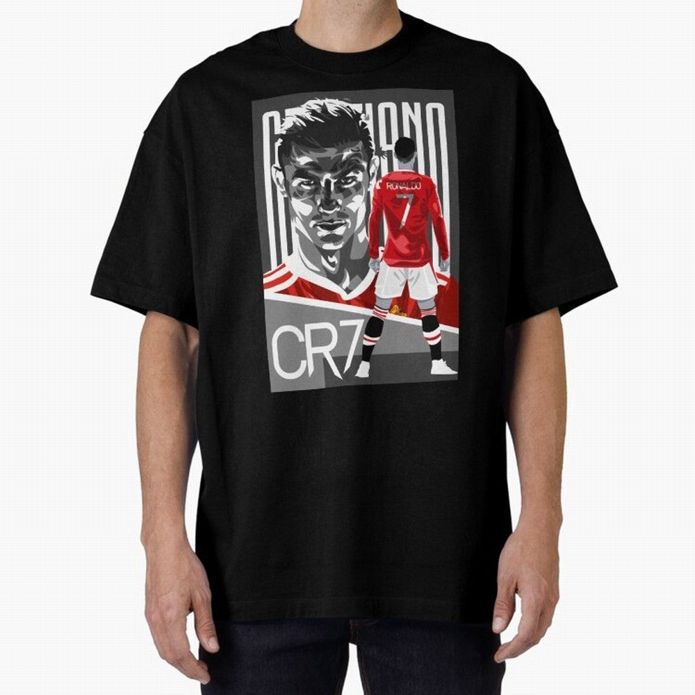 Cristiano Ronaldo in Red Oversized T-Shirt Represent Football Lovers during the FIFA World Cup 2026 Journey through Messi and Cristiano Ronaldo Highlights, France and Portugal Pride, Football Festival Excitement, Trophy Ambitions, Country Rivalries