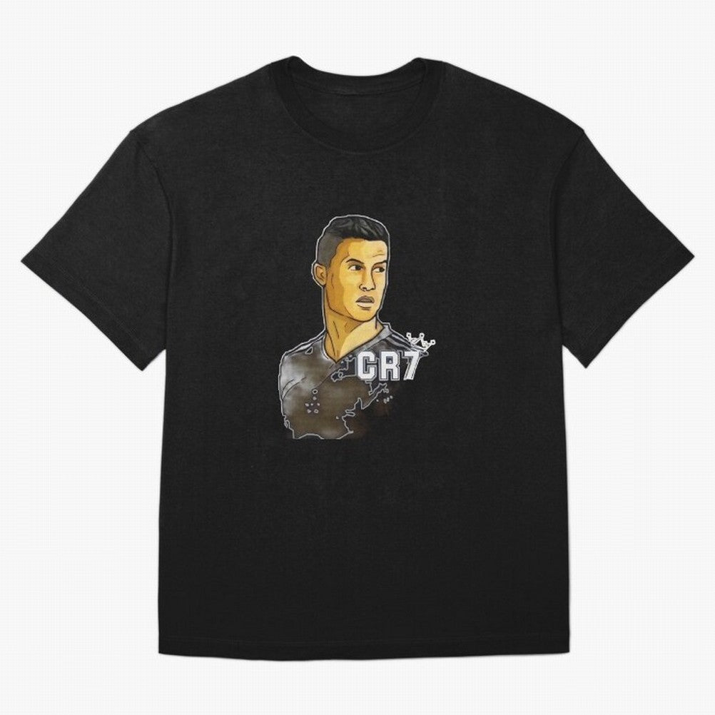 Cristiano Ronaldo digital art Oversized T-Shirt Honor Football Greatness during FIFA World Cup 2026 for Fans of Messi and Cristiano Ronaldo and France and Portugal, Bringing Soccer Culture, Superstar Moments, National Team Dreams and Competitive