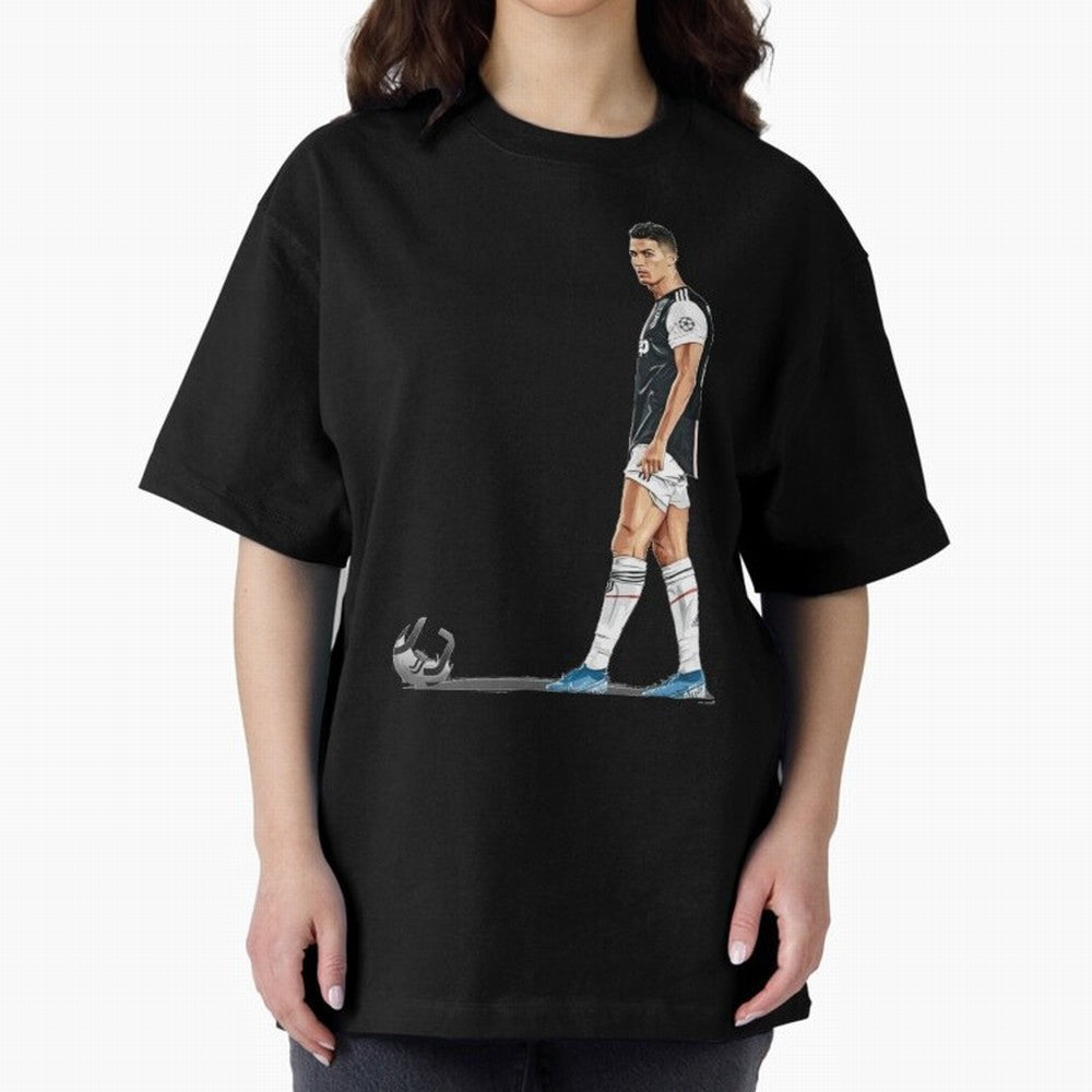 Ronaldo Watercolor Oversized T-Shirt Feel FIFA World Cup 2026 Group Stage Spirit, Built around Spain, Messi, Neymar and Mbappe, Stadium Chants, National Pride, Trophy Dreams and Unforgettable Football Memories; Created for Match Day Parties, Soccer