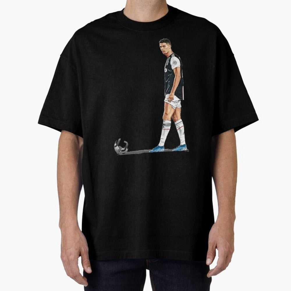 Ronaldo Watercolor Oversized T-Shirt Feel FIFA World Cup 2026 Group Stage Spirit, Built around Spain, Messi, Neymar and Mbappe, Stadium Chants, National Pride, Trophy Dreams and Unforgettable Football Memories; Created for Match Day Parties, Soccer