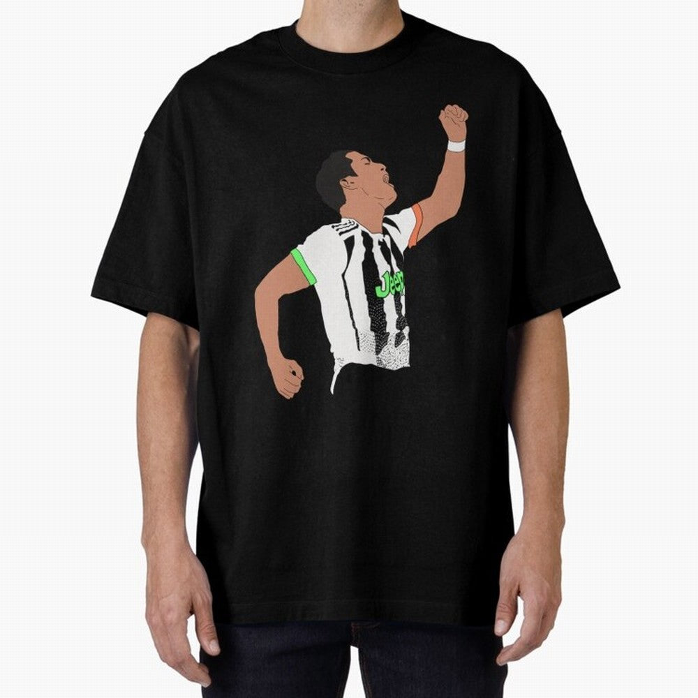 Cristiano Ronaldo Cristiano Ronaldo Juve Oversized T-Shirt Celebrate the Biggest Stage of FIFA World Cup 2026 for Fans of Cristiano Ronaldo and Germany, Bringing Vintage Soccer Flavor, Modern Football Stars, National Flags and Final Night Emotion;