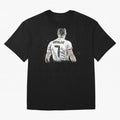 Cristiano Ronaldo Cristiano ronaldo back Oversized T-Shirt Fuel the Hype around Match Day Hype around FIFA World Cup 2026 USA Canada Mexico, CR7 and Messi, England and Germany, Football History, Final Match Energy, Crowd Noise and Once in a