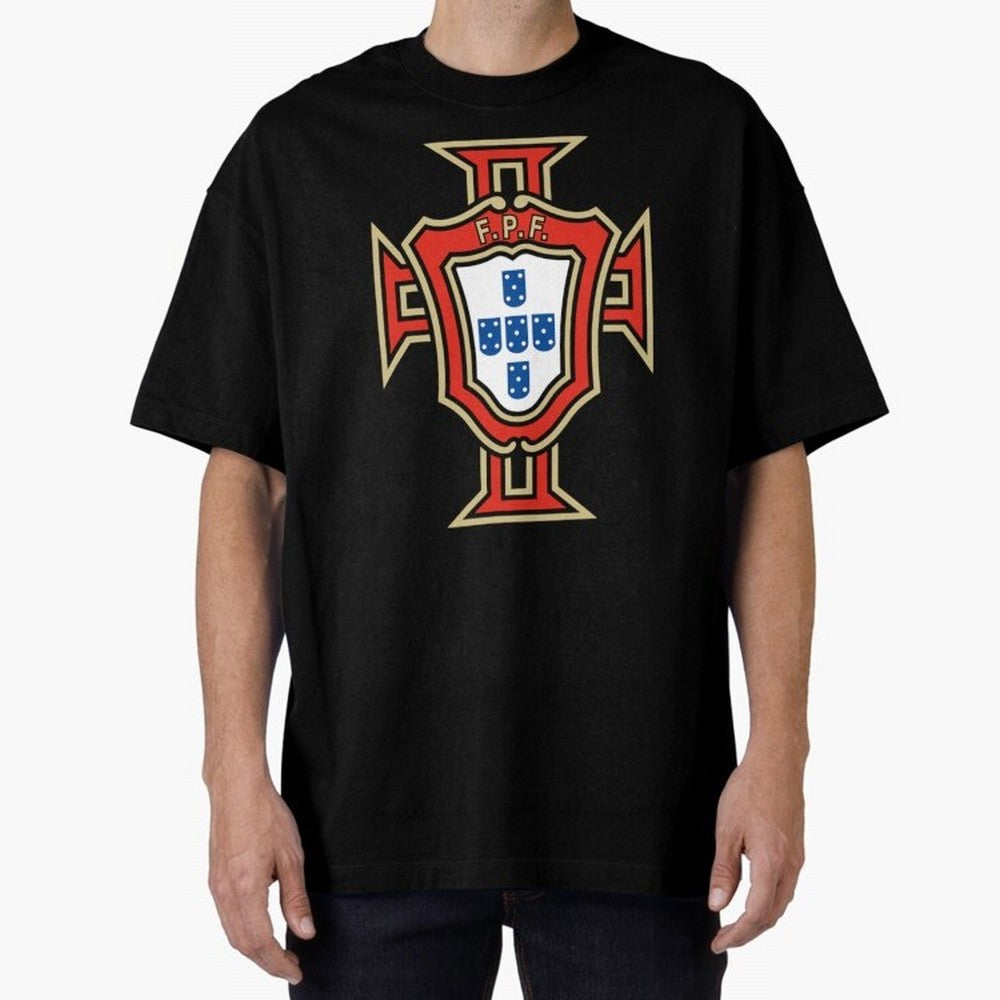 Portugal Soccer Logo Oversized T-Shirt Celebrate the Road through Match Day Hype around FIFA World Cup 2026 USA Canada Mexico, Cristiano Ronaldo, Germany, Tournament Hype, Historic Matchups, Family Viewing Parties and Global Sports Pride; Made for