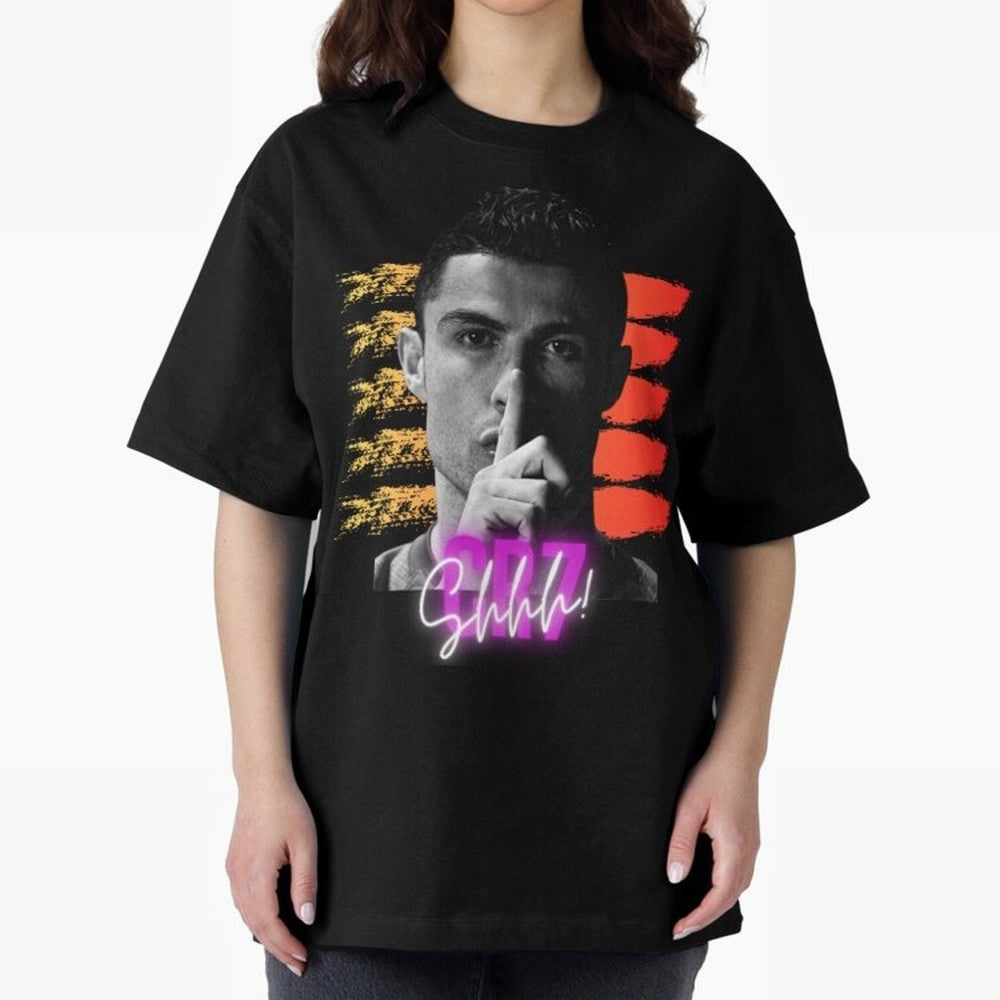 Cristiano Ronaldo cr7 Oversized T-Shirt Bring Home the FIFA World Cup 2026 USA Canada Mexico Journey through Messi, CR7 and Mbappe Highlights, France Pride, Football History, Final Match Energy, Crowd Noise and Once in a Lifetime Moments; Made for