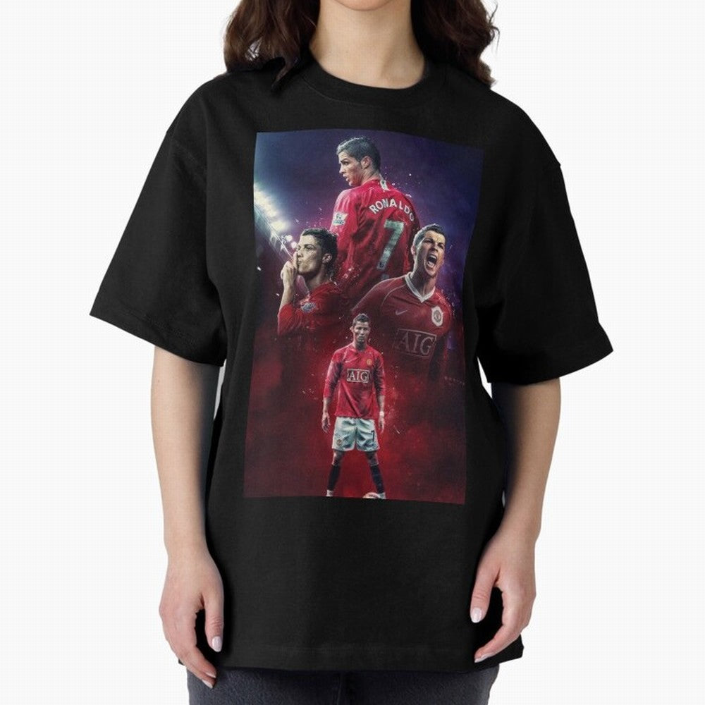 Cristiano Ronaldo dos Santos Aveiro Art Oversized T-Shirt Make the Season About FIFA World Cup 2026 USA Canada Mexico Built around Messi, Neymar and Mbappe, Portugal Energy, Stadium Chants, National Pride, Trophy Dreams and Unforgettable Football