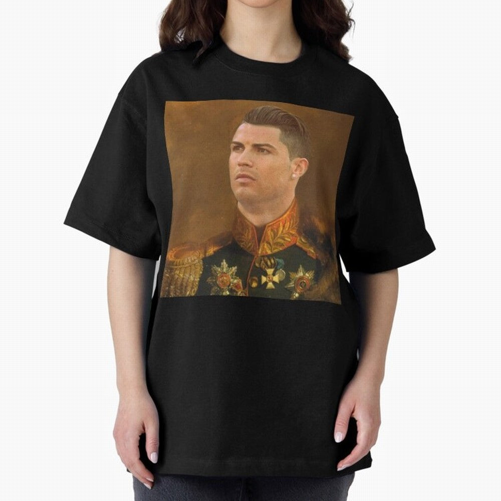 cristiano ronaldo - replaceface Oversized T-Shirt Make Memories around the FIFA World Cup 2026 USA Canada Mexico Journey through Neymar, Haaland and Cristiano Ronaldo Highlights, England, France and Netherlands Pride, Sports Nostalgia,
