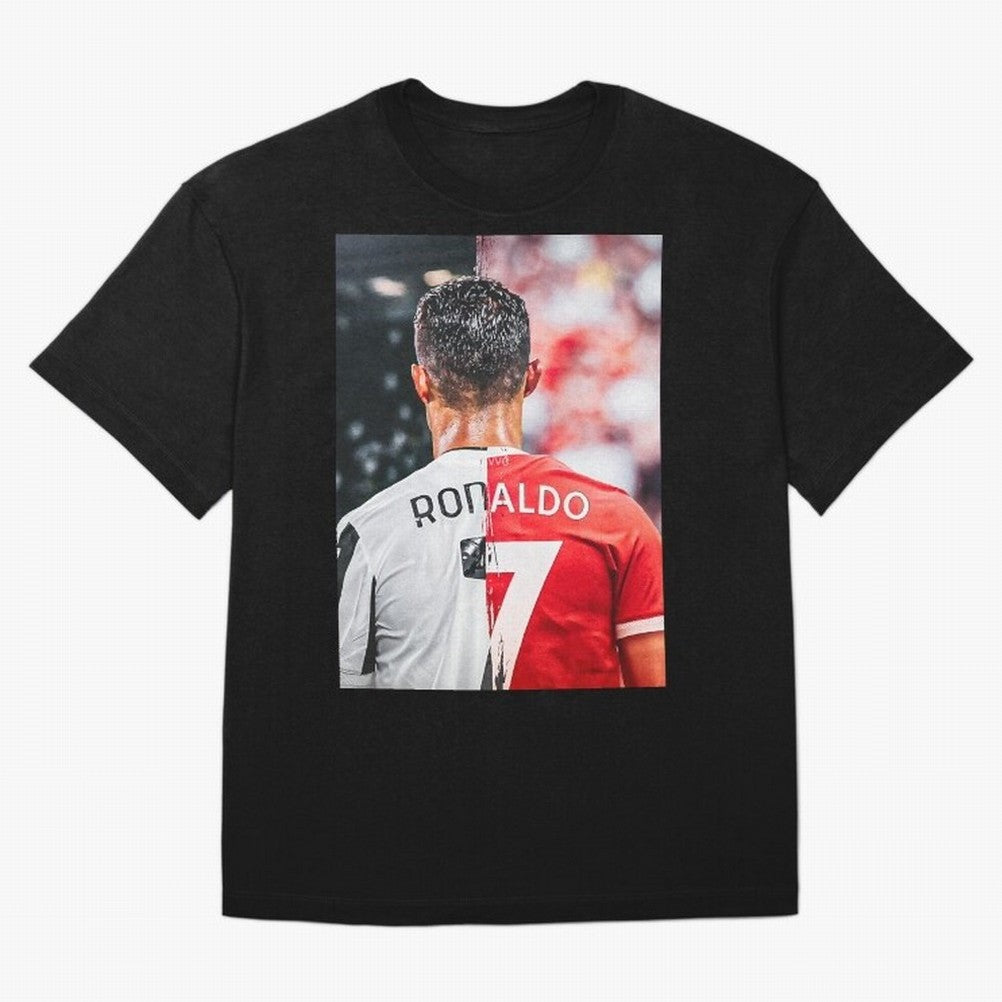 Cristiano Ronaldo , Manchester Star , Football Poster 2122 Star Oversized T-Shirt Represent Fans Who Live for Global Football Passion for FIFA World Cup 2026 Group Stage, Made for Haaland and Mbappe, Germany, Football History, Final Match Energy,