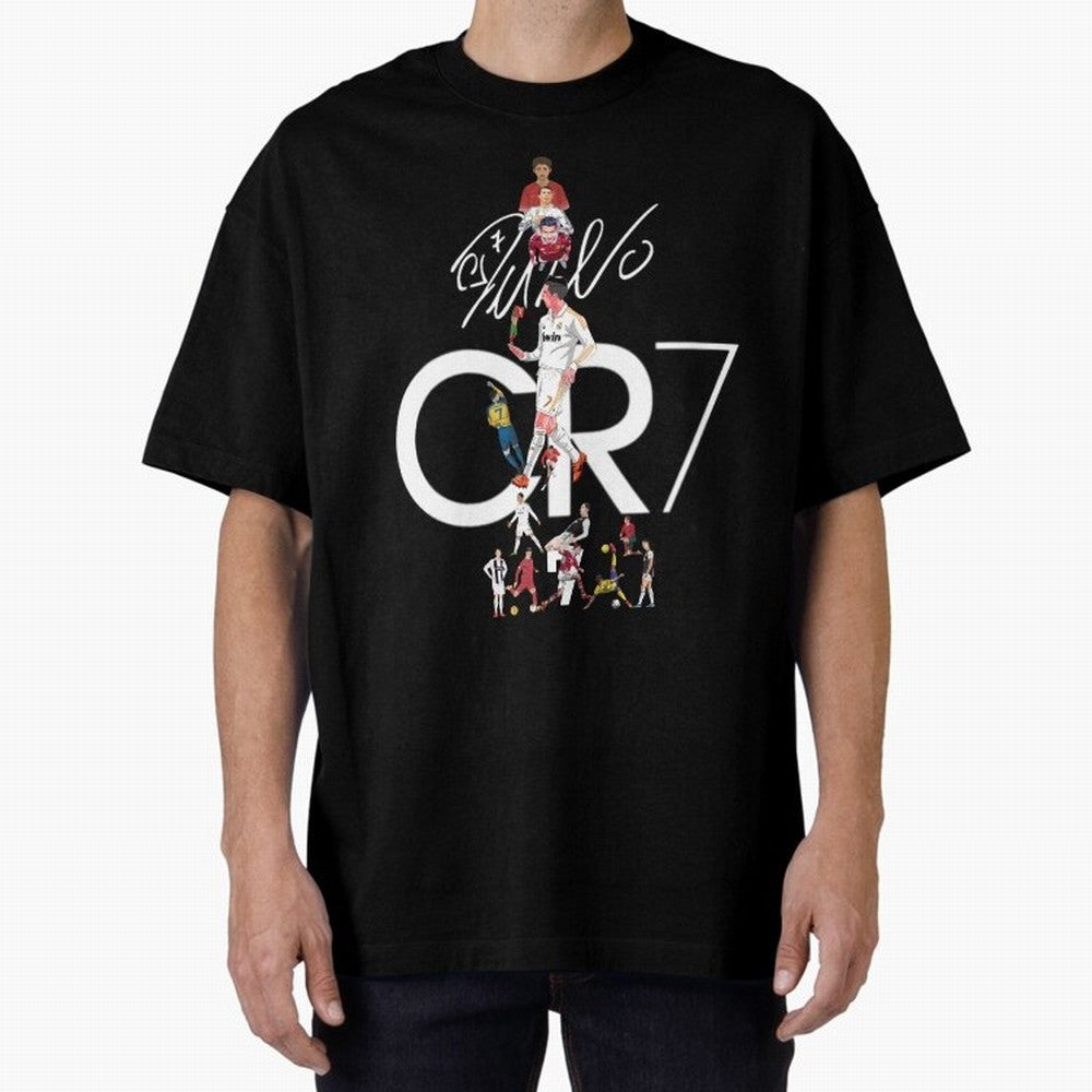 CR7 Oversized T-Shirt Bring Supporter Culture to the FIFA World Cup 2026 USA Canada Mexico Journey through Messi, CR7 and Mbappe Highlights, Netherlands Pride, Soccer Culture, Superstar Moments, National Team Dreams and Competitive Fire; Perfect