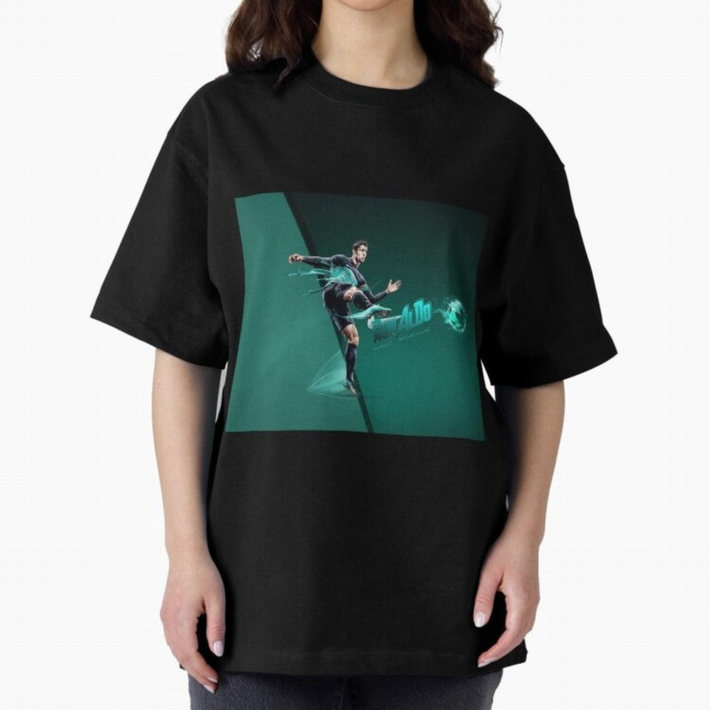 Cristiano Ronaldo #442 Oversized T-Shirt Make Every Kick Count in FIFA World Cup 2026 Made for Haaland, France Energy, Classic Soccer Heritage, Championship Pressure, Fan Loyalty and International Pride; Ideal for Passionate Fans Who Love Underdog